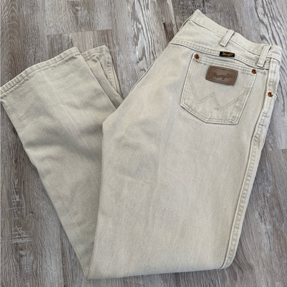 Wrangler Men's Light Tan Jeans
